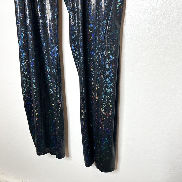 ASOS Design Holographic Pants High Rise Festival Party Pants Plus Size 26 - Picture 7 of 10